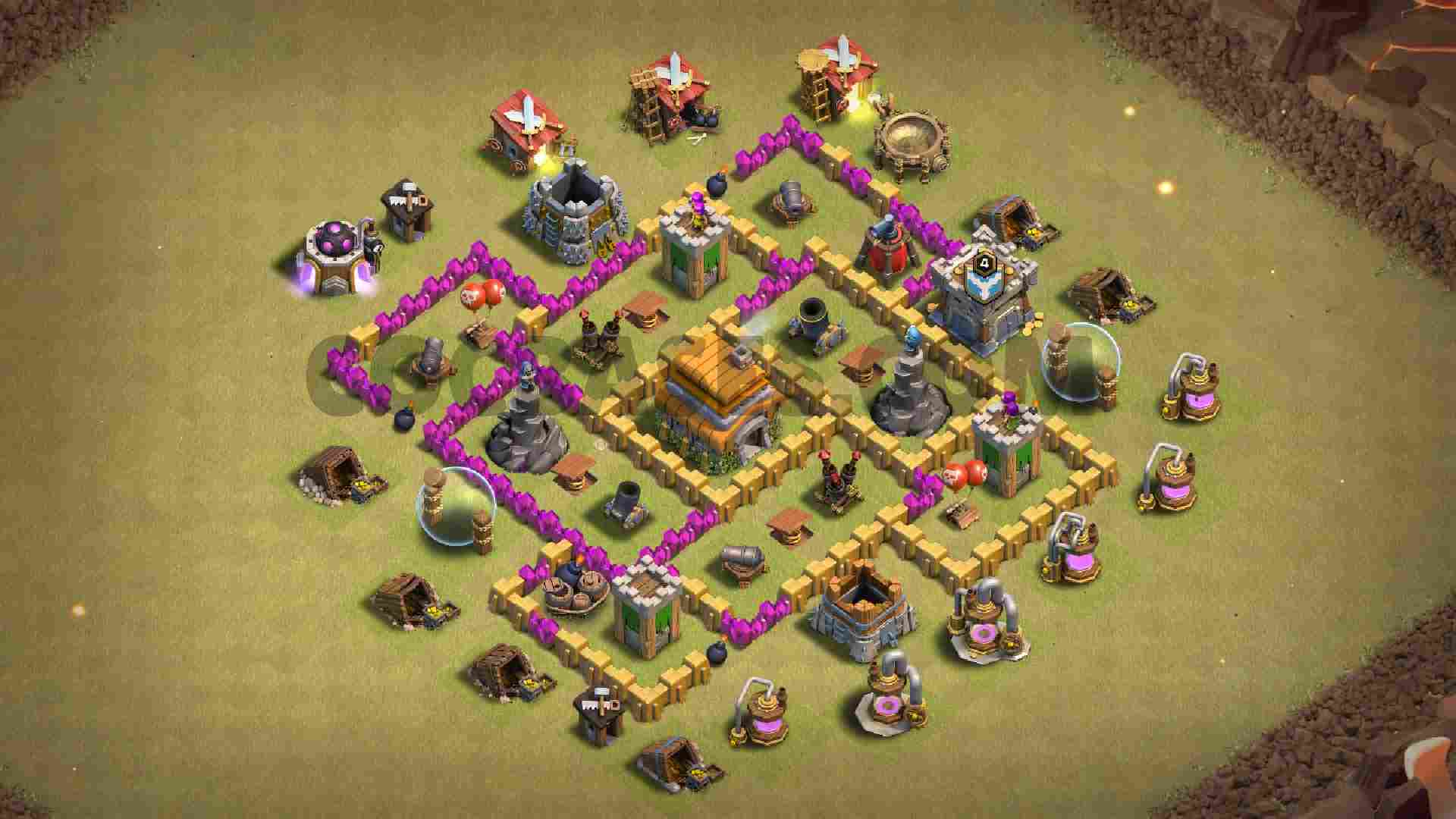 50+ Best TH6 Base Links ** 2023 (New!) | War, Farming - CocBases.Org